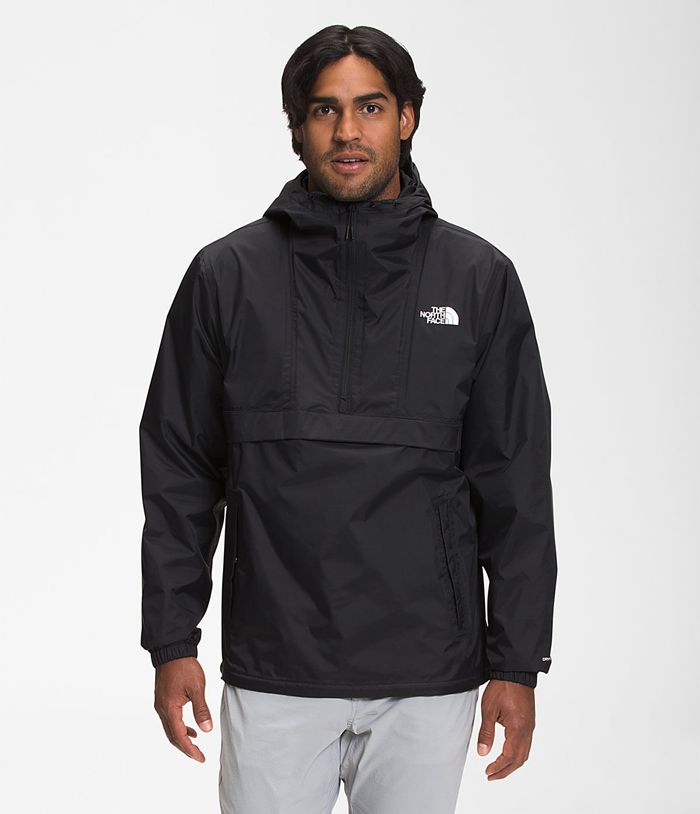 The North Face Rain Jacket Antora Anorak Black - Mens - Thailand BGRWJ-8439